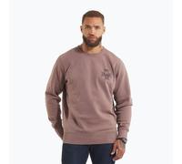 Hoodie Sweatshirt Herren Pitbull Bite Me Crewneck Sweatshirt washed burgundy