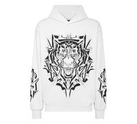 PLEIN SPORT Herren Kapuzensweat THUNDER TIGER (PP789) XXL Wei?