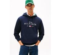 Hoodie TOMMY HILFIGER "BRAND LOVE BIG HILFIGER", Herren, Gr. M, desert sky, Sweatware, Obermaterial: 77% Baumwolle, 23% Polyester, regular fit normal, Rippbündchen, Sweatshirts Hoodie, mit Logo-Grafik