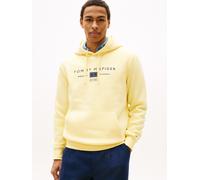 Hoodie TOMMY HILFIGER "BRAND LOVE TR MONO STACK", Herren, Gr. S, citronella, Sweatware, Obermaterial: 100% Baumwolle, regular fit normal, Rippbündchen, Sweatshirts Hoodie (42036607-S) citronella