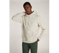 Tommy Hilfiger Herren Hoodie Seasonal Fleece mit Bauchtasche, Beige (Heathered Oatmilk), XXL