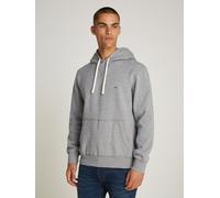 Tommy Hilfiger Herren Hoodie Essential Fleece Regular Fit, Grau (Medium Grey Heather), M