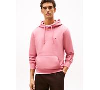 Hoodie TOMMY HILFIGER "ESSENTIAL TERRY", Herren, Gr. M, camellia blush, Sweatware, Obermaterial: 100% Baumwolle, regular fit, Sweatshirts Hoodie, mit Tunnelzug und Flag-Stickerei (44421330-M) camellia