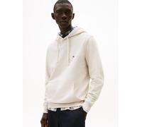 Hoodie TOMMY HILFIGER "ESSENTIAL TERRY", Herren, Gr. S, heatherot oatmilk, Sweatware, Obermaterial: 100% Baumwolle, regular fit, Sweatshirts Hoodie, mit Tunnelzug und Flag-Stickerei (26667632-S) heath