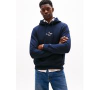 Tommy Hilfiger Herren Hoodie Outline Flag Script mit Kapuze, Blau (Desert Sky), L