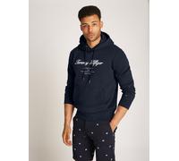 Tommy Hilfiger Pullover Herren Regular Fit blau Logo und Motiv, L