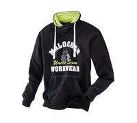 Uncle Sam Sweatshirt - schwarz|royal|limette / L