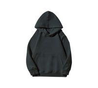 Hoodie Unisex Elegant Hooded Sweatshirt Einfarbig Kapuzenpullover Basic Oberteile Elegante Sweatshirt mit Kapuze Fashion Frauen Winter Bekleidung Einfarbige Bequem Retro (Dark Gray, 7-8 Years)