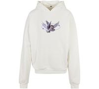 Hoodie "Upscale by Mister Tee Herren Vive La Liberte Oversize Hoody", Herren, Gr. M, weiß (ready for dye), 100% Baumwolle, UPSCALE BY MISTER TEE, bedruckt, Rundhals, Sweatshirts Hoodie (25237611-M) re
