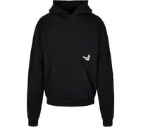 Hoodie "Upscale by Mister Tee Unisex K-Dot Heavy Oversize Hoody", Damen, Gr. 3XL, schwarz, 100% Baumwolle, UPSCALE BY MISTER TEE, unifarben, Sweatshirts Hoodie (53000953-XXXL)