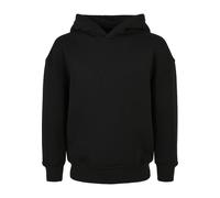 Hoodie URBAN CLASSICS "Urban Classics Damen Girls Organic Hoody", Mädchen, Gr. 134/140, schwarz, 100% Baumwolle, unifarben, Rundhals, Pullover Hoodie (34300145-134) schwarz