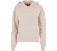 Hoodie URBAN CLASSICS "Urban Classics Damen Ladies Small Embroidery Terry Hoody", Damen, Gr. S, pink, 100% Baumwolle, unifarben, normal, ohne Ausschnitt, Sweatshirts Hoodie (13675532-S) pink
