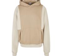 Hoodie URBAN CLASSICS "Urban Classics Herren Cut On Sleeve Hoody", Herren, Gr. XXL, unionbeige, softseagrass, 65% Baumwolle, 35% Polyester, ohne Ausschnitt, Sweatshirts Hoodie (92147737-XXL) unionbeig