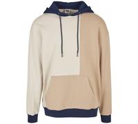 Urban Classics - Oversized Color Block Softseagrass/Unionbeige - Hoodie Beige M