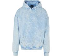 Hoodie URBAN CLASSICS "Urban Classics Herren Towel Washed Hoody", Herren, Gr. 3XL, blau (balticblau), 70% Baumwolle, 30% Polyester, unifarben, Rundhals, Sweatshirts Hoodie (46435839-XXXL) balticblau