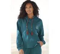Hoodie VIVANCE Gr. 32/34, blau (petrol) Damen Sweatshirts (24702741-32) petrol