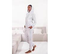 Hoodie VIVANCE, Damen, Gr. 32/34, grau (grau meliert), Sweatware, Obermaterial: 80% Baumwolle, 20% Polyester, bestickt, meliert, bequem hüftlang, Rippbündchen, Sweatshirts Hoodie, mit seitlicher Loung
