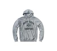 Hoodie West Coast Choppers Iron Oversized StahlgrauL Stahlgrau