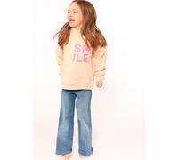 Hoodie ZWILLINGSHERZ ""Alissa-Kids"", Mädchen, Gr. 146/152, beige, Sweatware, Obermaterial: 50% Baumwolle, 50% Polyester, regular fit normal, ohne Ausschnitt, angesetztes Bündchen, Sweatshirts Hoodie,