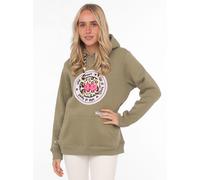 Zwillingsherz Hoodie "Kelly" in Khaki - 45% | Größe L/XL | Damen Sweatshirts Jacken