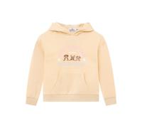 Hoodie ZWILLINGSHERZ "Dog Life", Jungen, Gr. 110/116, beige, Sweatware, Obermaterial: 80% Polyester, 20% Baumwolle, Sweatshirts Hoodie, Mini-Me,mit gestickten Hunden und Slogan (65685808-110) beige