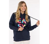 Zwillingsherz Hoodie "EASY" in Dunkelblau - 48% | Größe L/XL | Damen Sweatshirts Jacken