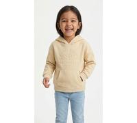 Zwillingsherz Hoodie "Happiness Vibes" in Beige - Größe 146/152 | Kinder Sweatshirts Jacken