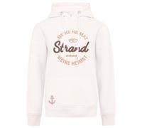 Hoodie ZWILLINGSHERZ ""Meine Heimat"", Damen, Gr. SM (S/M), weiß, Sweatware, Obermaterial: 50% Baumwolle, 50% Polyester, normal normal, ohne Ausschnitt, angesetztes Bündchen, Sweatshirts Hoodie, mit a