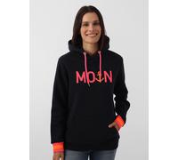 Hoodie ZWILLINGSHERZ ""Rahel"", Damen, Gr. M, blau (marine), Sweatware, Obermaterial: 50% Baumwolle, 50% Polyester, Basic normal, ohne Ausschnitt, angesetztes Bündchen, Sweatshirts, Kontrastbündchen, 