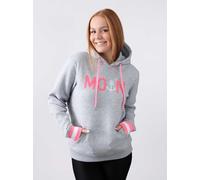 Hoodie ZWILLINGSHERZ ""Rahel"", Damen, Gr. M, grau (hellgrau), Sweatware, Obermaterial: 50% Baumwolle, 50% Polyester, modisch, Basic normal, ohne Ausschnitt, Langarm angesetztes Bündchen, Sweatshirts,