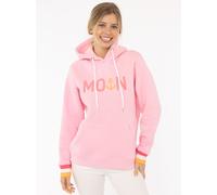 Hoodie ZWILLINGSHERZ ""Rahel"", Damen, Gr. XL, pink, Obermaterial: 50% Baumwolle, 50% Polyester, bedruckt, unifarben, hüftbedeckend, ohne Ausschnitt, Rippbündchen kontrastfarben, Sweatshirts Hoodie, m