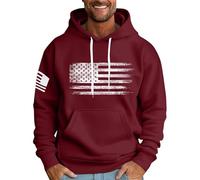 Hoodies Für Männer Weihnachtspullover Herren Oversize Gym Dünne Kapuzenpulli Reißverschluss Hoody Arbeits Tactical Übergrößen Pullover Wander Sport Pulli Fleece Dicker Oberteil Kleidung 2#wein 6XL
