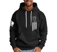 Hoody Herren Mit Kapuze Weihnachtspullover Herren Oversize Herbst Warmer Oberteil Pulli Hoody Gym Dünne Übergrößen Kapuzenpulli Arbeits Tactical Oversize Wander Sport Pullover Kleidung 11#schwarz 6XL