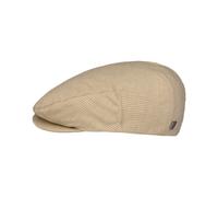 Hooligan Pinstripe Flatcap - hellbeige / S (55-56 cm)