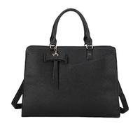 HOOLRZI Professionelle Damen Laptoptasche PU Leder Business und Handtasche Mode Schultertaschen Casual Crossbody Geldbörse Laptoptasche für Frauen, Schwarz