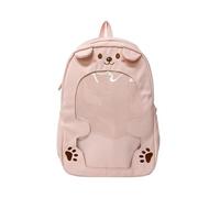 HOOLRZI Stilvoller Nylon-Rucksack mit klaren Display-Designs, Schulranzen, große Kapazität, Tagesrucksäcke für Alltag und Reisen, PVC, transparente Vordertasche, Ita-Tasche, a, Eine Größe, Mass Beauty