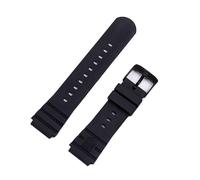 hoosouk Gummi-Uhrenarmband für Luminox 0200, 3901, 7050 Uhrenzubehör 21 mm(Blackb)
