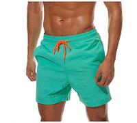Hoothy-Herren Herren Schwimmhose Sommer Badehosen UV Durchlässige Slim Fit Badehosen Badehose eng anliegend für Schwimmen Hot Spring Shorts Beachvolleyball Strand und Surfen