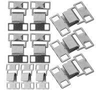 HOOTNEE 10 Satz Metall Hosenhaken mit Ösenverschluss zum Nähen Feine Verarbeitung Ersatz für Beschädigte Haken Geeignet für Hemden und Enge Korsetts