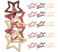 HOOTNEE 20 Stück Haarnadeln für Mädchen Dekorative Festival Clips Leichte Haarspangen in Pastellfarben Vielseitiges Haarzubehör für Party Frisuren