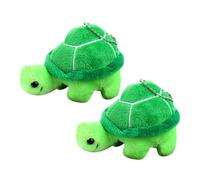 HOOTNEE 2stücke Plüsch-schildkröten Schlüsselanhänger Süße Deko Für Taschen Rucksäcke Handys Als Für Freunde Und Familie Grünes Design Hochwertige Verarbeitung