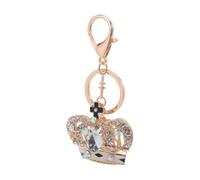 HOOTNEE Eleganter Kristall Queen Crown Schlüsselanhänger Modischer Bling Anhänger für Damen Leichter Taschenanhänger als Geschenk Praktische Schlüsselorganisation für Handtasche