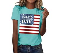 HOOUDO Angebote des Tages Heute 2024 Frauen Top Casual Basic T Shirt Lose Rundhals Kurzarm Sommer Set Oversized Pullover T Shirt Einfarbig Damen Damen Tshirt Kurzarm Gr. Meine Bestellungen Anzeigen