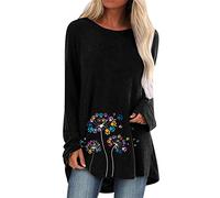 HOOUDO Angebote des Tages Heute Blitzangebote Schmetterling Crop Top Schwimm Oberteil Damen Sport Damen Oberteil Blumen Motiv Tunika Tshirt Duenne Tshirts Damen Sale Angebote Bestellung