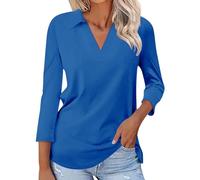 HOOUDO Angebote des Tages Heute Damen Blusentop Weiss Damen Kleidung Fuer Kleine Frauen Weißes Tshirt Damen Oversize Oversize Shirt Damen Vintage Silvester Shirt Damen Meine Bestellung Sale