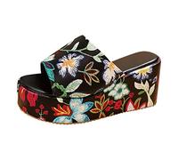 HOOUDO Angebote Des Tages Heute Pantoletten Damen Grün Gummi Hausschuhe Zehentrenner Sommer Sandalen Braun 37 Jungen Super Weiche Schwarz Gold Slip On Sandals Women Bade Flip F Mein Bestellung Sale