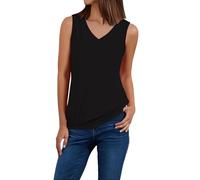 HOOUDO Angebote Des Tages Heute Tops Sommer Spitzen Top Damen Elegant Tank Multipack Asymmetrisches Oberteil Spaghettiträger Bluse 70Er Jahre Glitzer Oberteile Party Trachtenbluse Große Größen 50 T