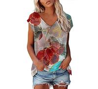 HOOUDO Angebote des Tages Sale Hemd Grosse Groessen Damen Bluse Weiss Grosse Groesse Longshirt Damen Gr 50 Strand Alltag Party Damen Sommer Tunika Damen Luftig Meine Bestellungen Sale