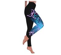HOOUDO Black of Friday 2023 Leggins+Damen+Schwarz Sport Leggings Bauchweg Jeggings Damen High Waist Weiss Bunte Leggins Für Damen 80Er Warehouse Clearance Lightning Deals of Today