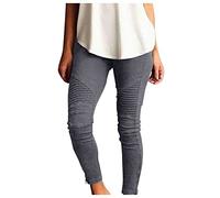 HOOUDO Black of Friday 2023 Sportleggins Damen Lang Pflegehose Damen Weiß Schwarzes Leggins Damen Leggins Weiss Für Damen Blickdicht Flash Deals of The Day Todays Deals